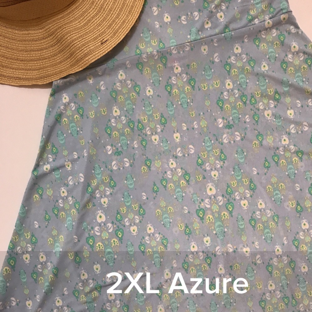 LaRoe Azure Skirt NWT 2XL Fits Sizes 22-24 - Picture 2 of 6